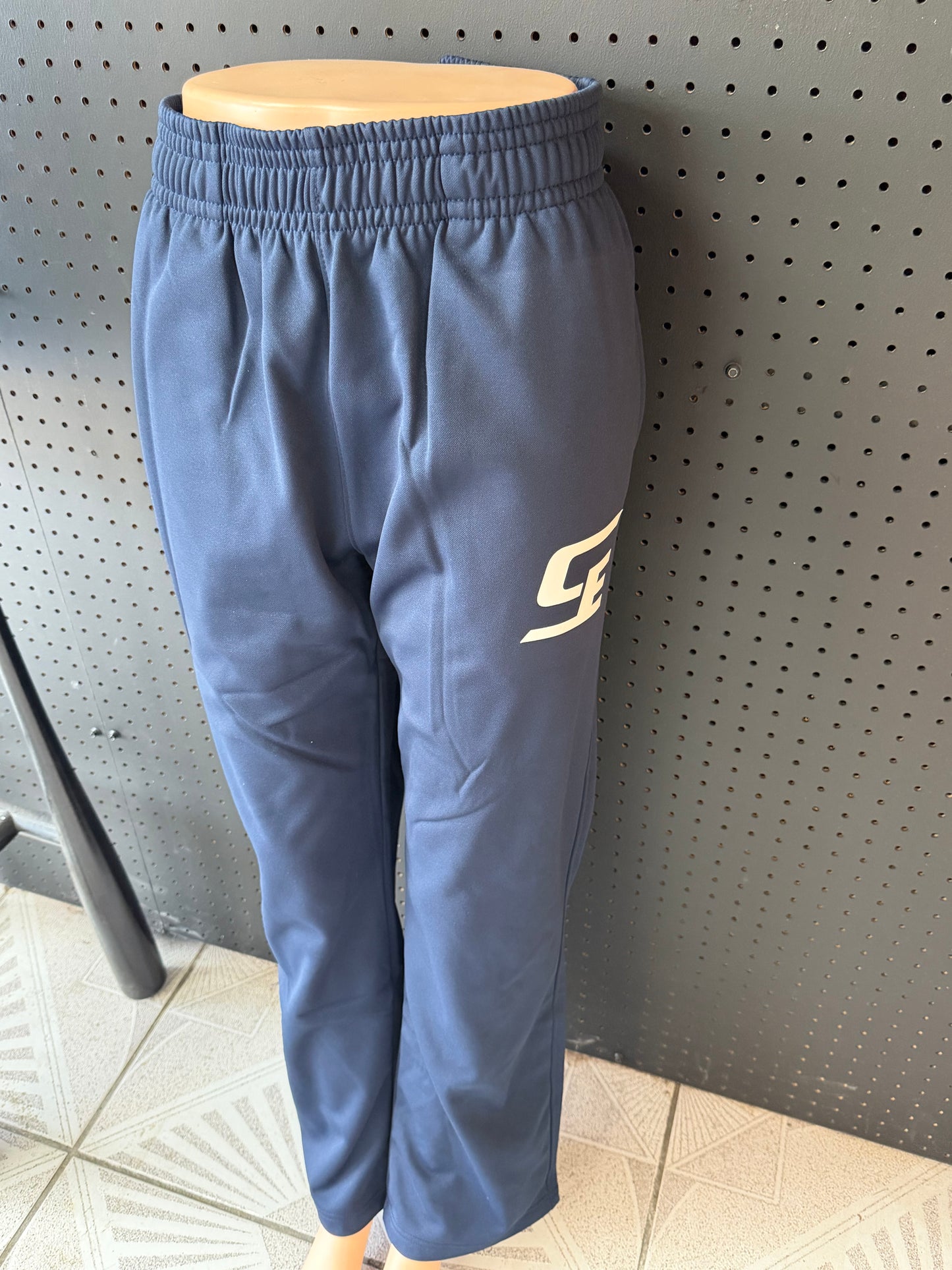 NAVY/WHITE SWEATPANTS