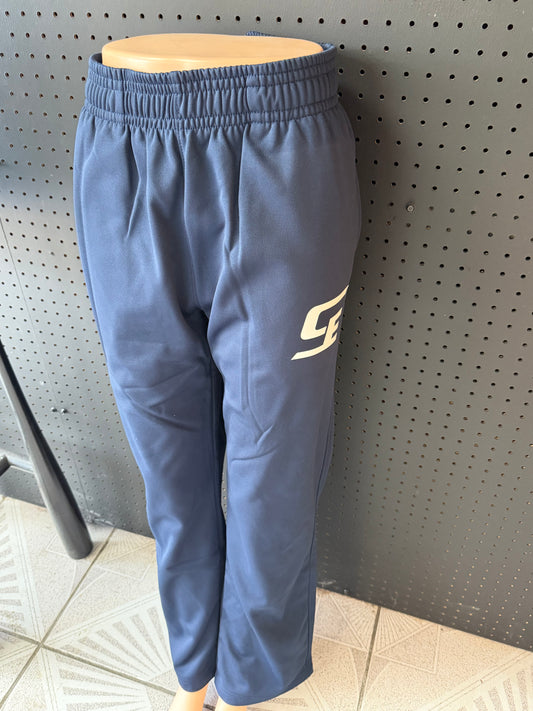 NAVY/WHITE SWEATPANTS