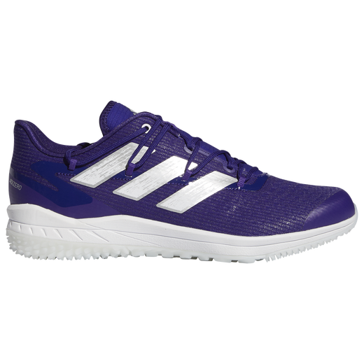 PURPLE ADIZERO AFTERBURNER 8 TURF SHOES